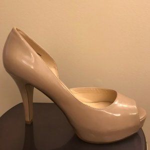 New Nine West beige heels 9.5